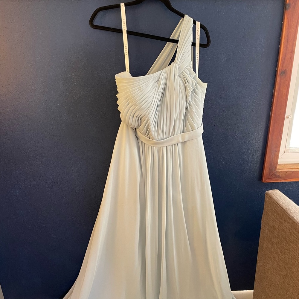 Azazie One-Shoulder Chiffon Bridesmaids Dress
